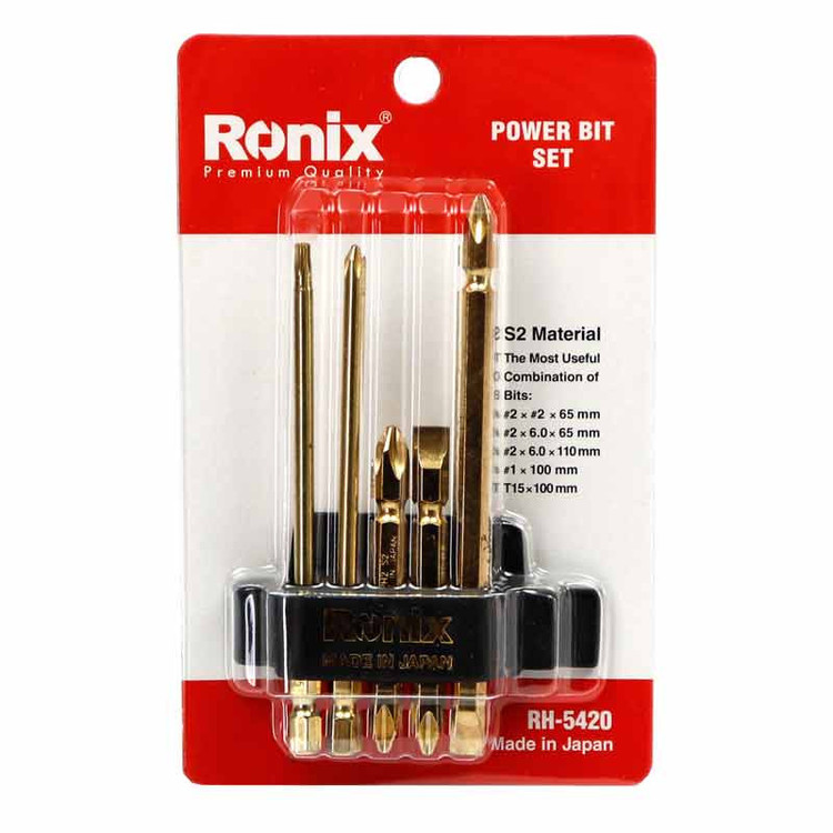مجموعه 5 عددی سری پیچ گوشتی رونیکس مدل RH-5420