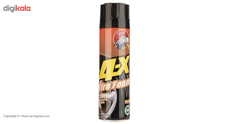 اسپری تمیز کننده تایر گتسان مدل G-1008 حجم 650 میلی لیتر
