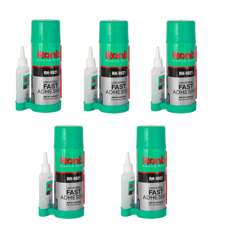 چسب فوری رونیکس مدل RH-9921G حجم 400 میلی لیتر بسته 5 عددی