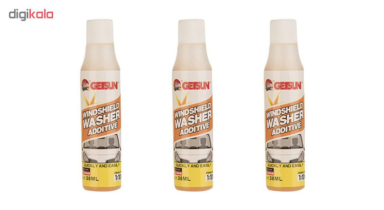 محلول شیشه شوی خودرو گتسان مدل G-1506B حجم 36 میلی لیتر بسته 3 عددی